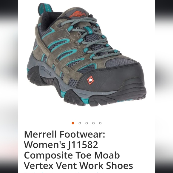 Women's Merrell Steel Toe Shoes. - Picture 2 of 8